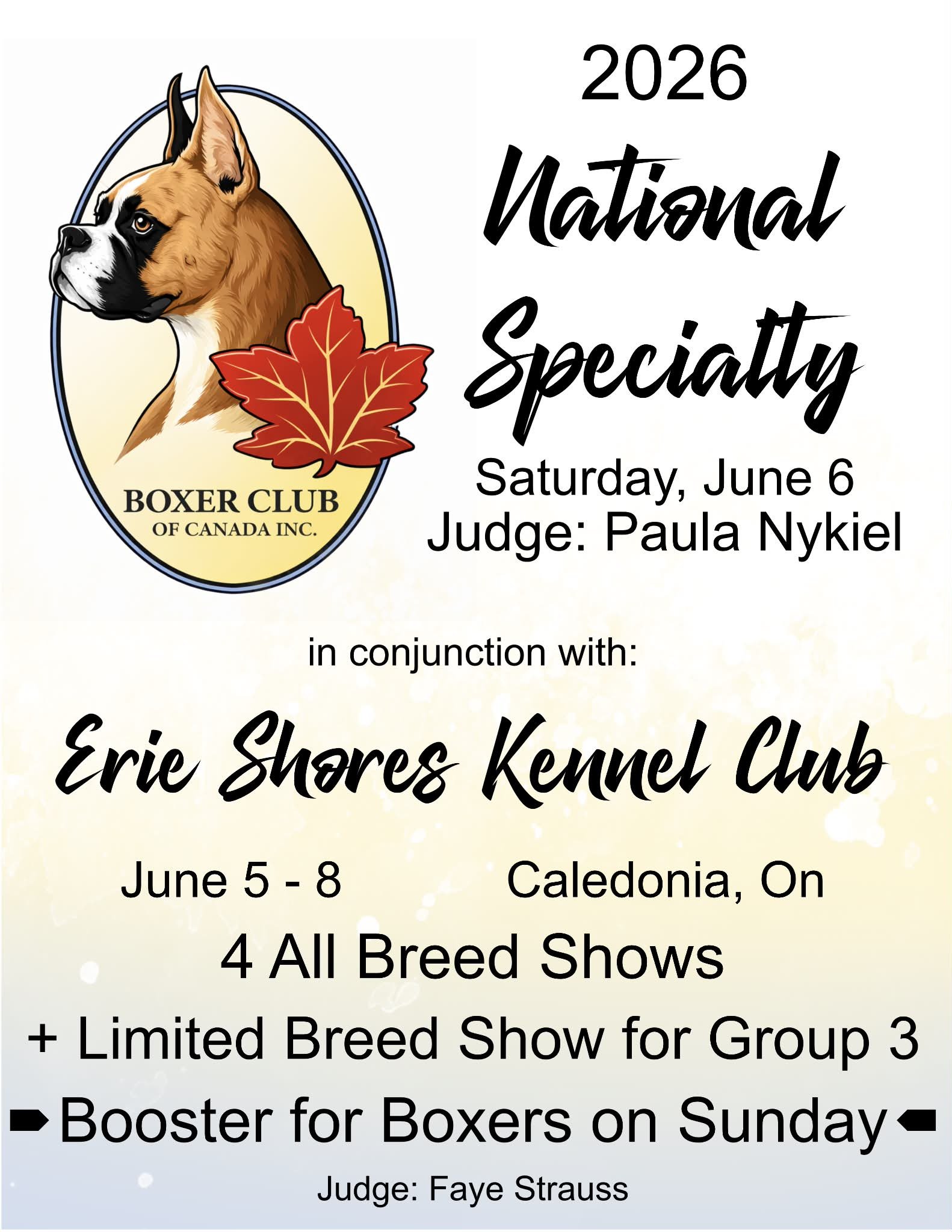 Boxer Club of Canada National Specialty